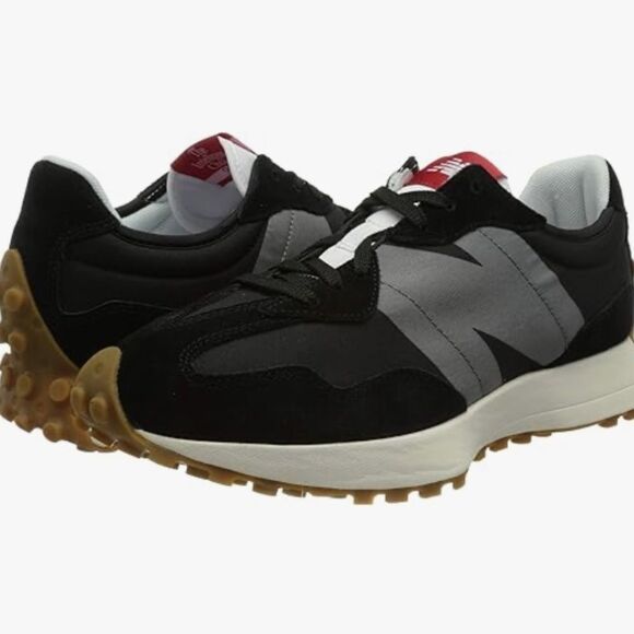 New Balance Other - Rare Find! New Balance 327 Black Castlerock Sneakers Shoes Trainers Size 14